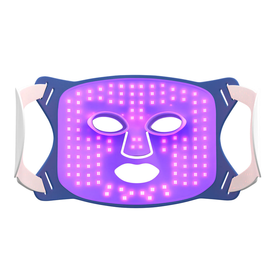 Skinora® Clear under behandling med blått LED-lys LED light therapy device