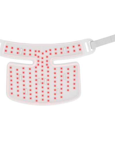 Skinora® Radiance Neck med rødt LED-lys aktivert