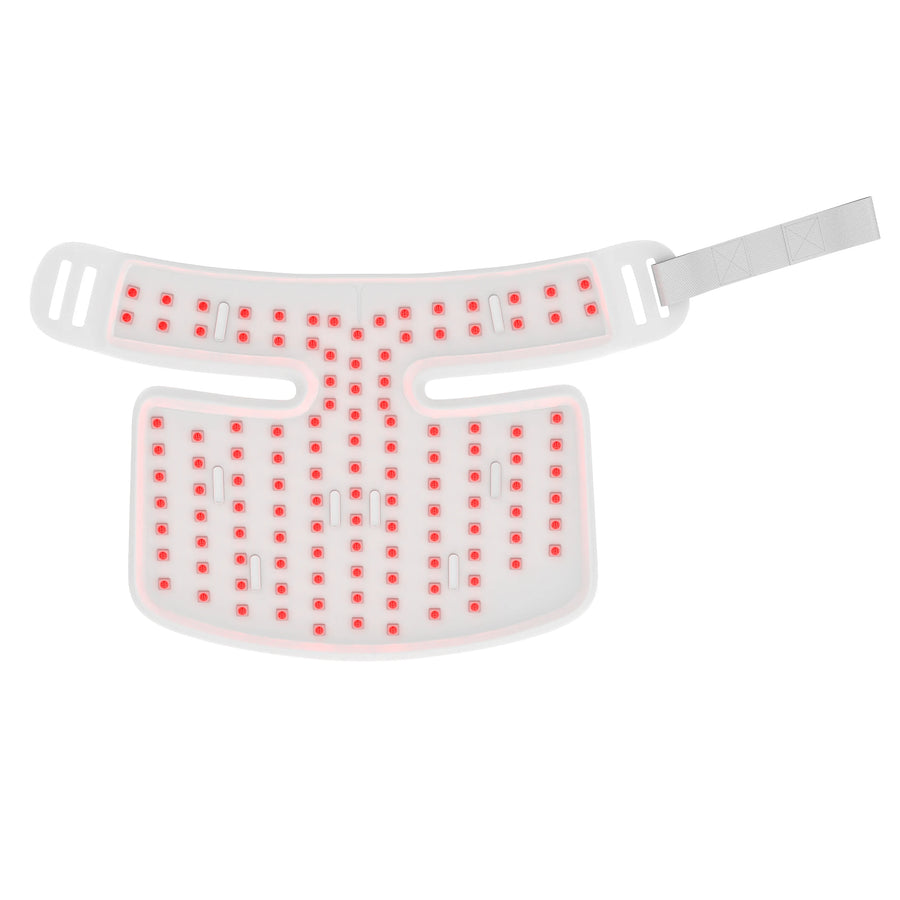 Skinora® Radiance Neck med rødt LED-lys aktivert LED light therapy device