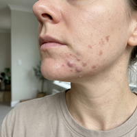 Før behandling med Skinora Clear