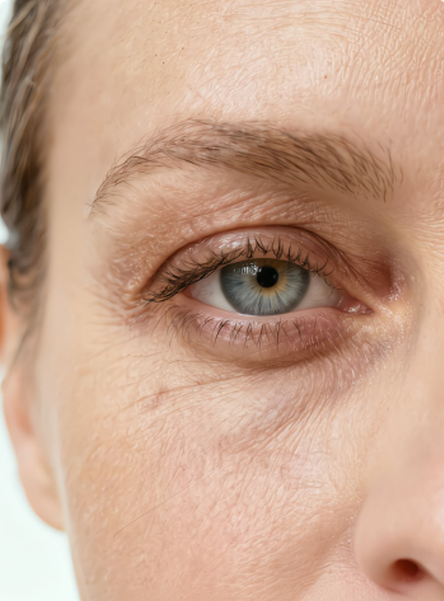 Maria, 48 – før behandling med Skinora Radiance Face