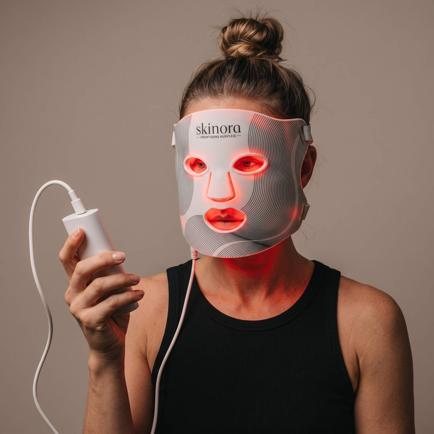 LED maske rødlys maske Skinora Radiance Face
