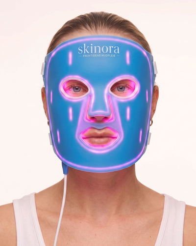 Skinora Clear LED maske mot acne og uren hud