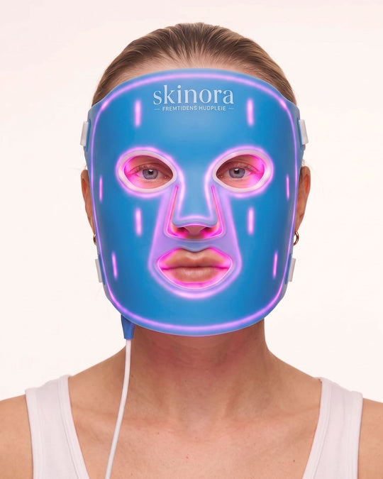 Skinora Clear LED maske mot acne og uren hud