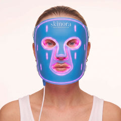 Skinora Clear LED maske mot acne og uren hud