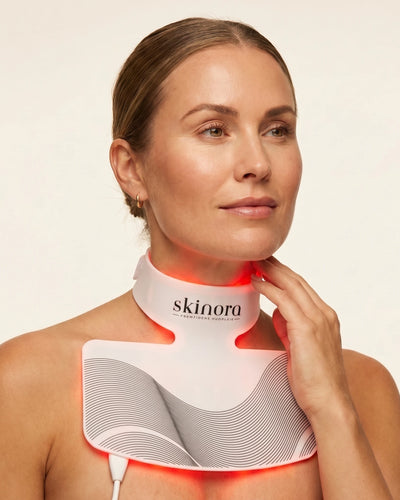 Skinora Radiance Neck - halsmaske mot rynker og for glød