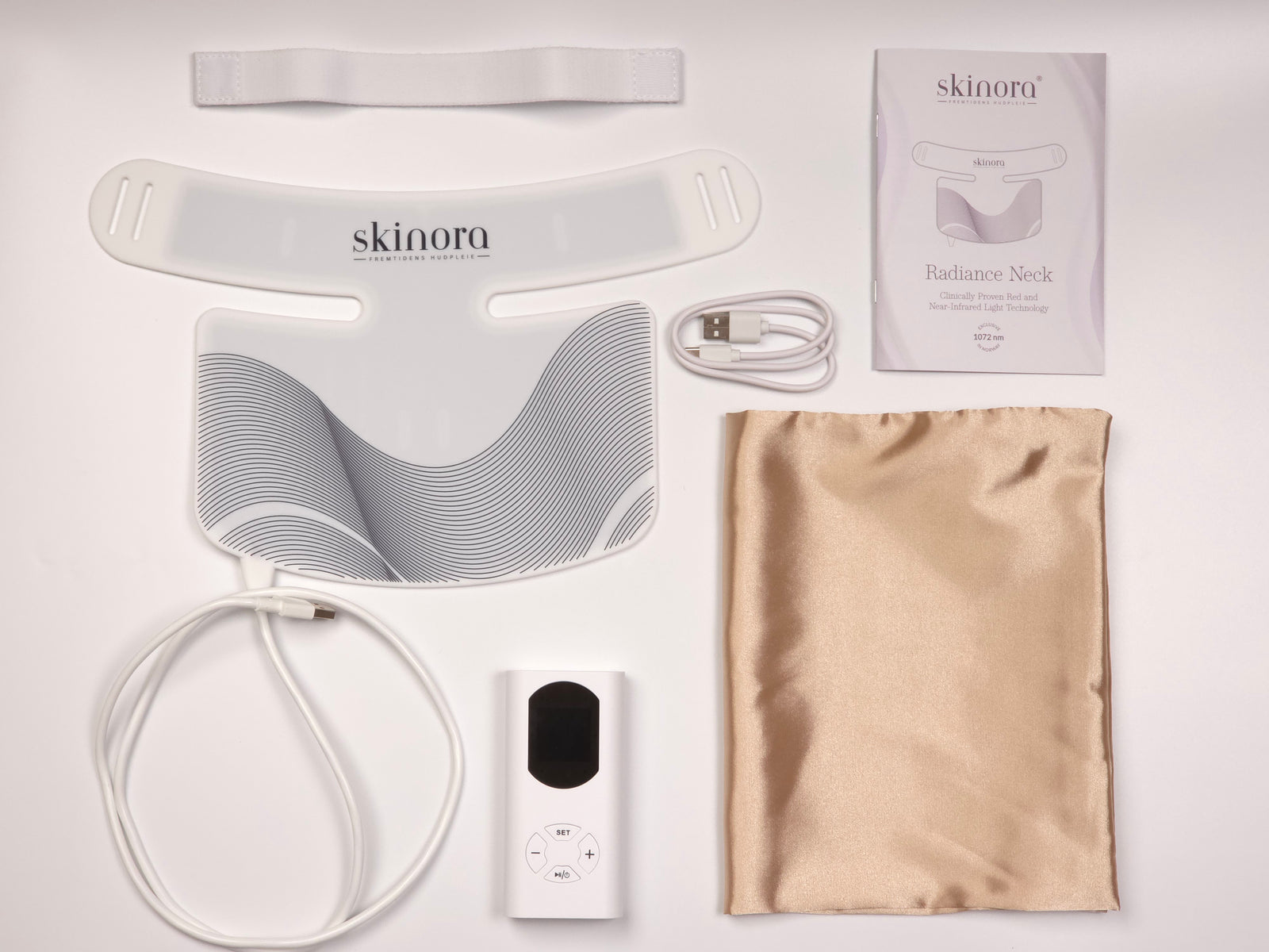 Skinora Radiance Neck - hva følger med i pakken